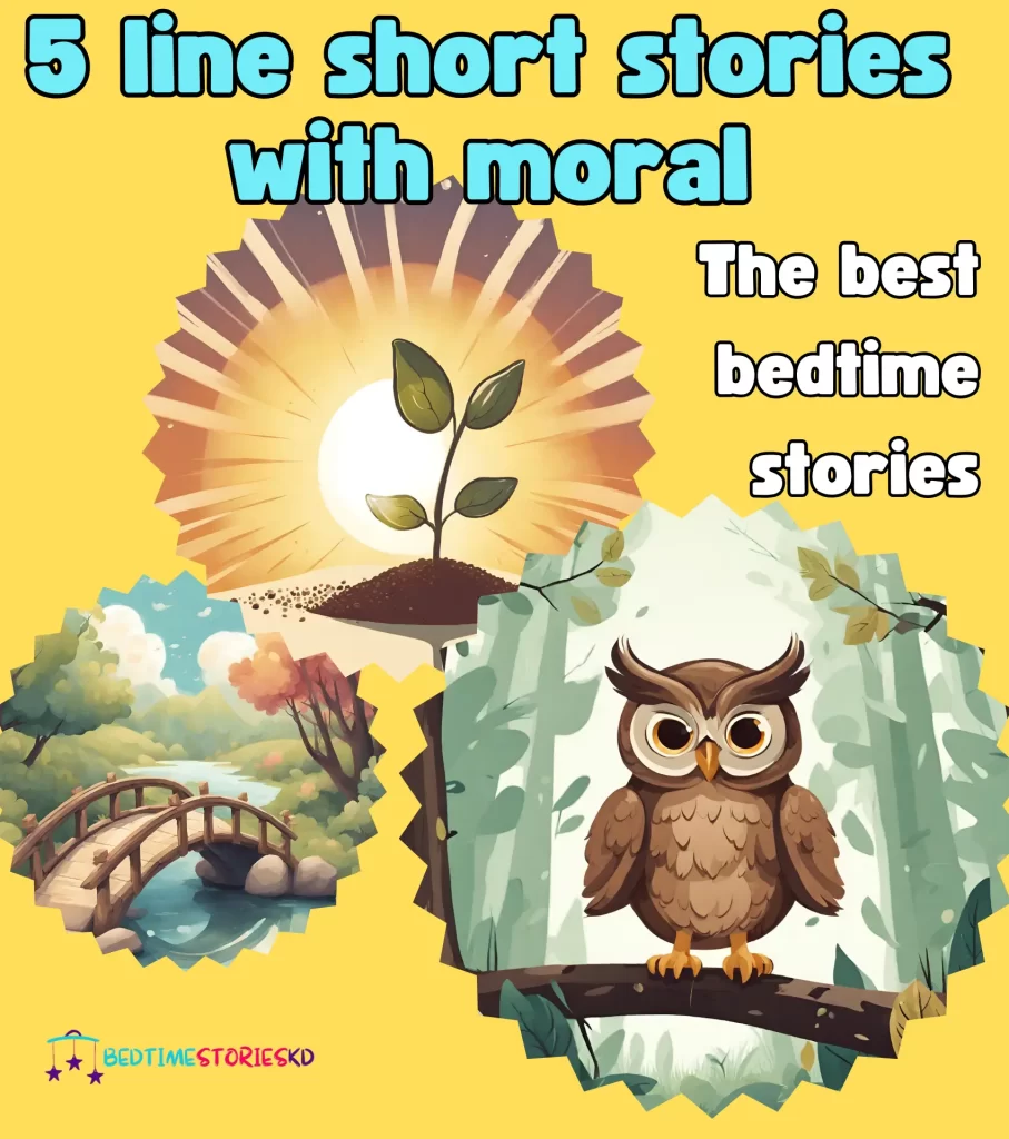 5 line short stories with moral
