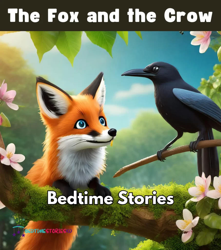 Audio-Bedtime-Stories-The-Fox-and-the-Crow-short-stories-for-toddlers