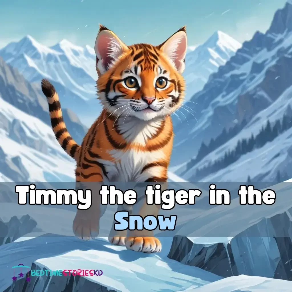 Timmy the tiger in the snow short story about love