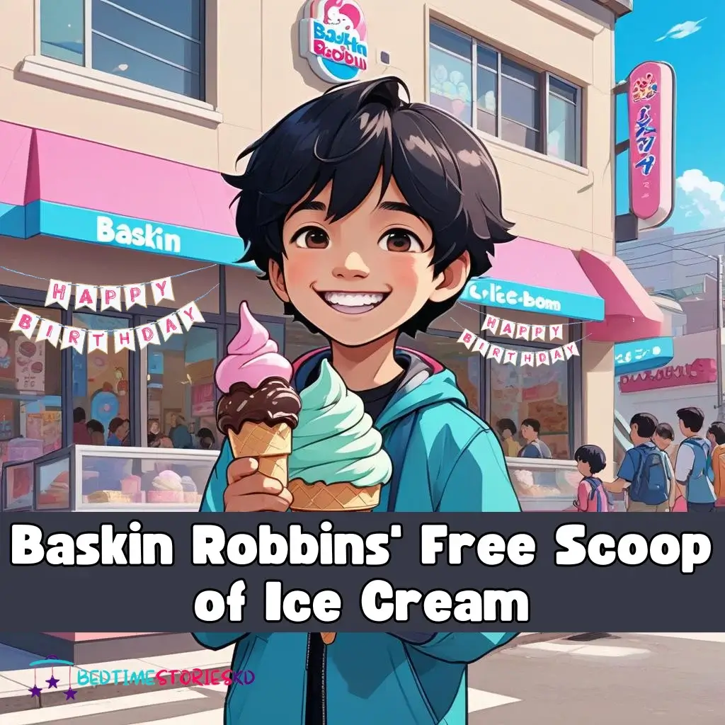 free scoop of ice cream baskin robbins bedtime story for little kids