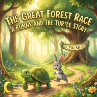 Bunny and the Turtle Story for Kids