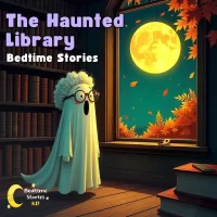 Halloween-bedtime-stories-The-Haunted-Library-short-stories-for-beginners