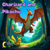 Audio-Bedtime-Stories-Charizard-and-Pikachu-short-pokemon-stories