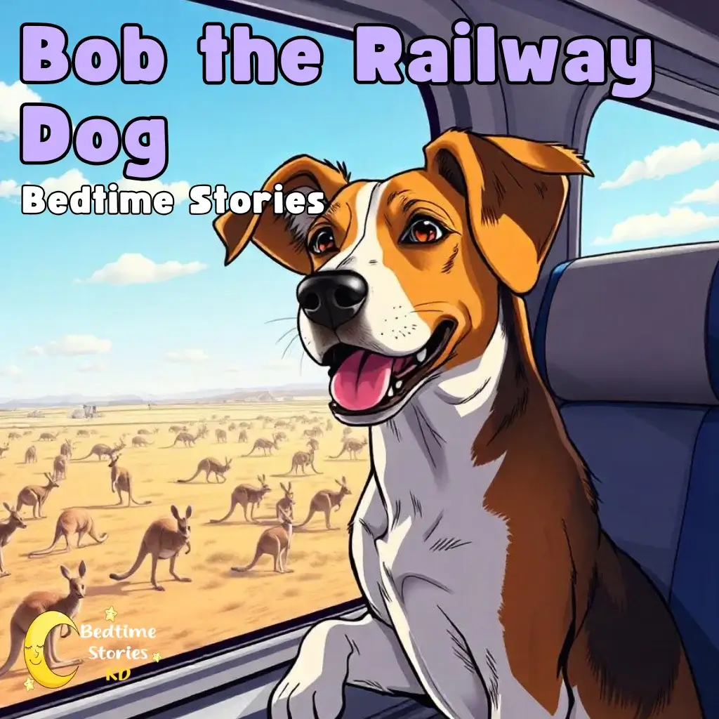 Autralian-Bedtime-Stories-Bob-the-railway-dog-3-minute-short-stories-about-dogs