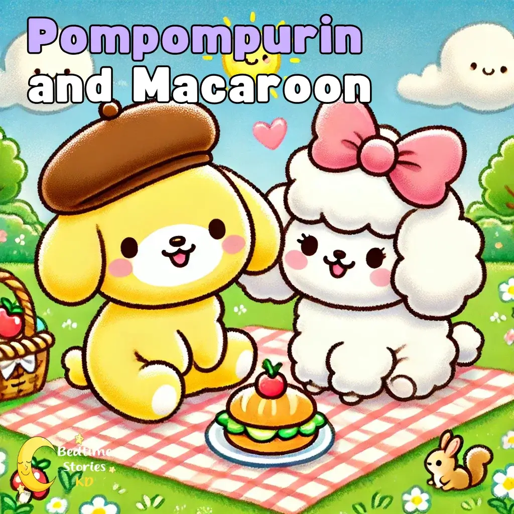 Audio-Bedtime-Stories-Pompompurin-and-Macaroon-short-story-for-kids