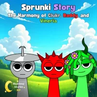 Beditme-Stories-Sprunki-Clukr-Raddy-Vineria-short-story-for-kids