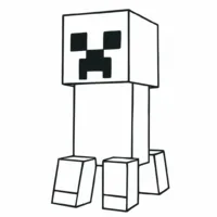 Creeper-coloring-page-for-kids