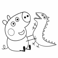 George-and-Dino-coloring-pages-for-kids