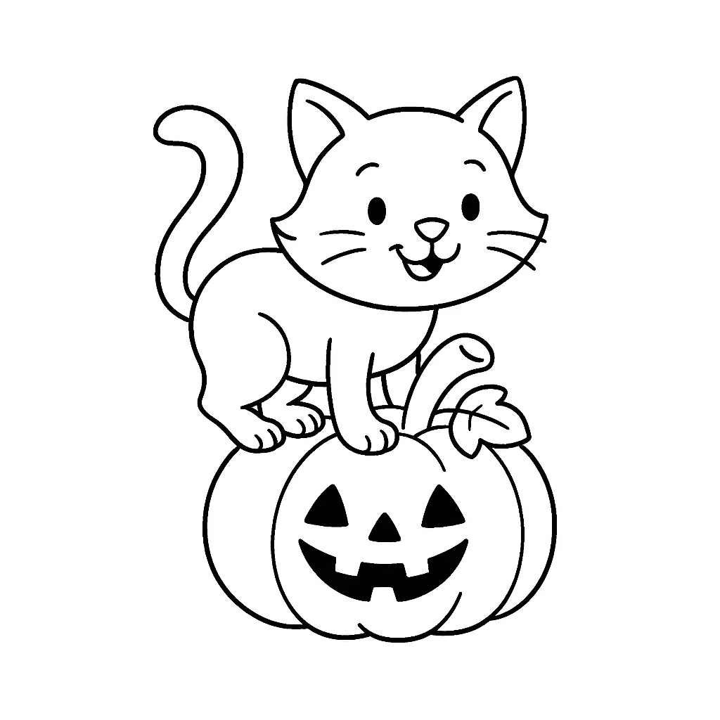Halloween-Black-Cat-coloring-page-for-kids