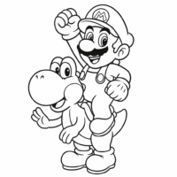 Mario-and-Yoshi-coloring-page-for-kids