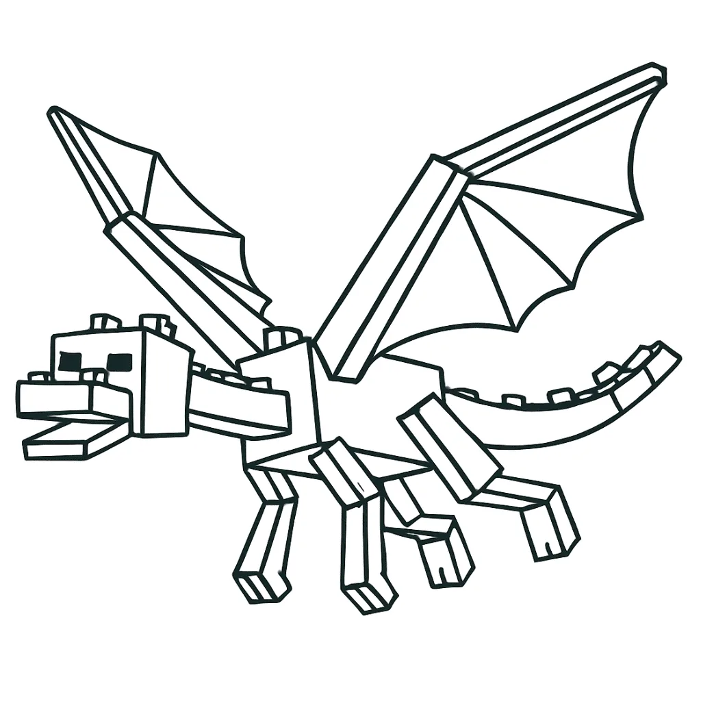 Minecraft-Ender-Dragon-coloring-pages-for-kids