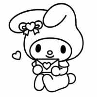 My-Melody-Coloring-Pages-For-Kids