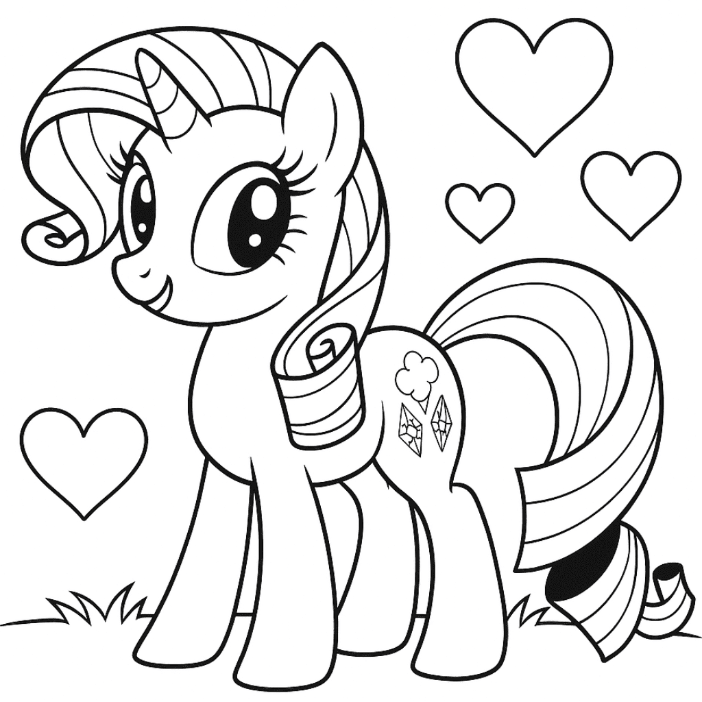 Rarity-coloring-page-for-kids