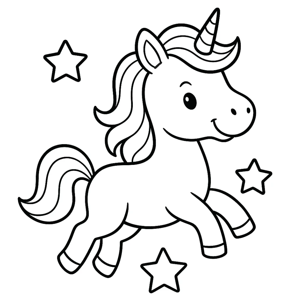 Running-Unicorn-coloring-page-for-kids