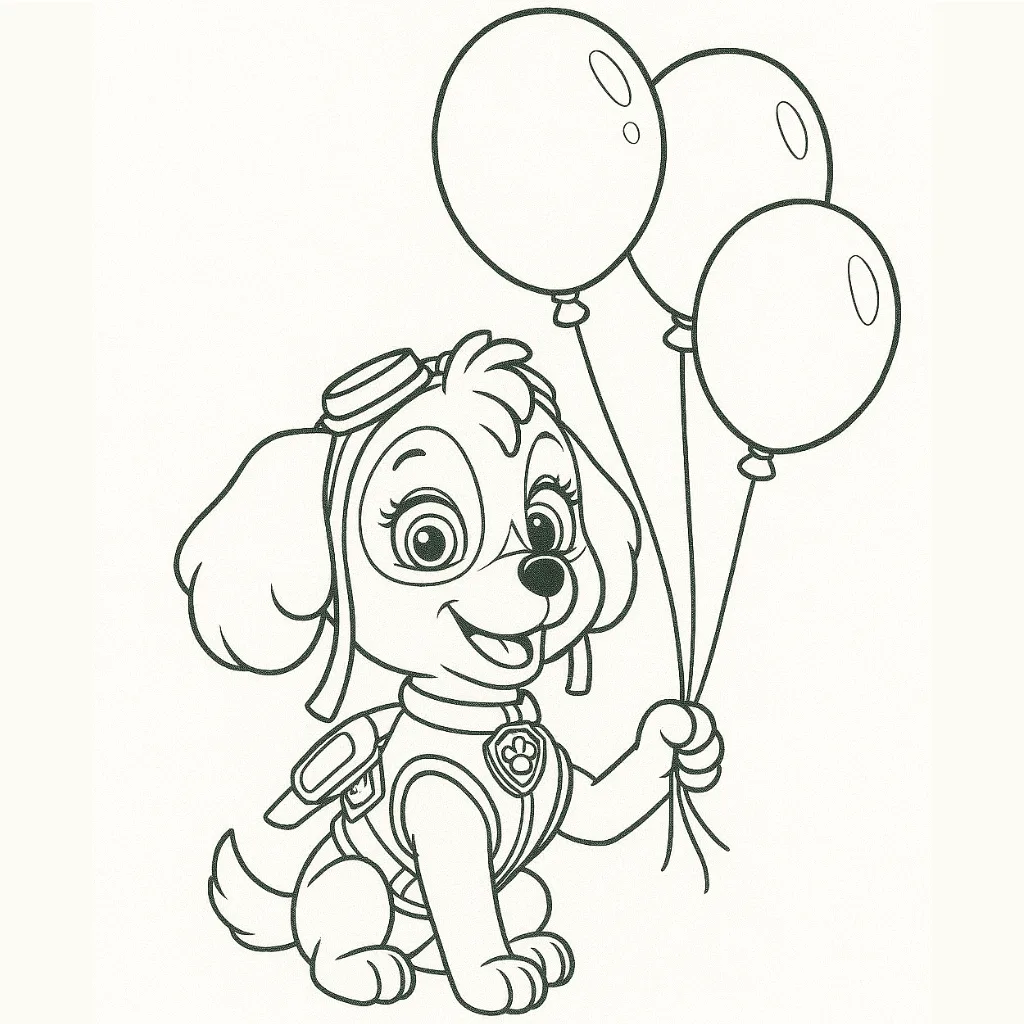 Skye-with-balloons-coloring-page-for-kids