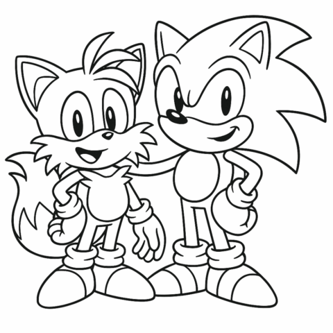 Sonic-and-Tails-coloring-page-for-kids