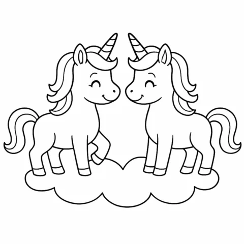 Unicorns-Together-coloring-page-for-kids
