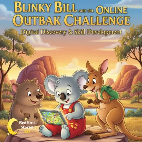 Bedtime-Stories-for-Kids-Blinky-Bill-and-the-Online-Outback-Challenge-australian-story