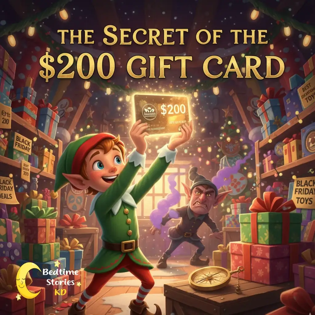 Bedtime-christmas-stories-The-Secret-of-the-$200-Gift-Card