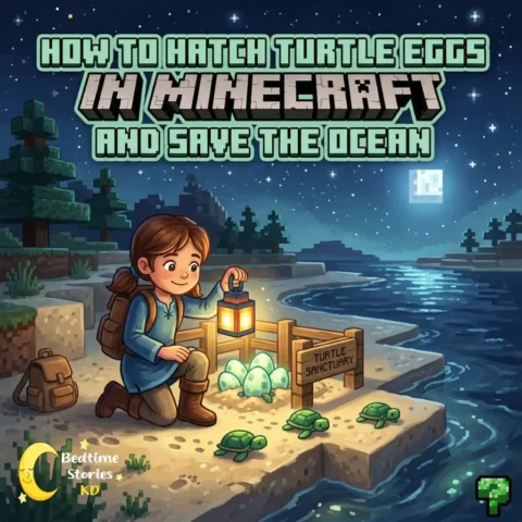 Hatch Turtle Eggs in Minecraft Story