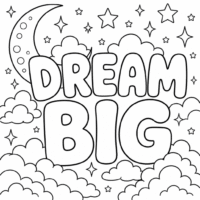Dream-big-inspirational-Coloring-Pages