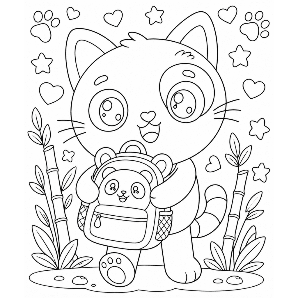 Free Pandy Paws Coloring Pages