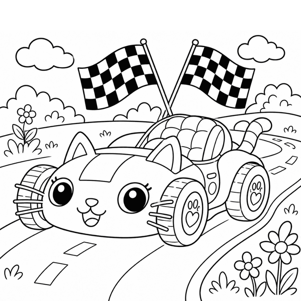 Fun Carlita Coloring Pages gabby doll house