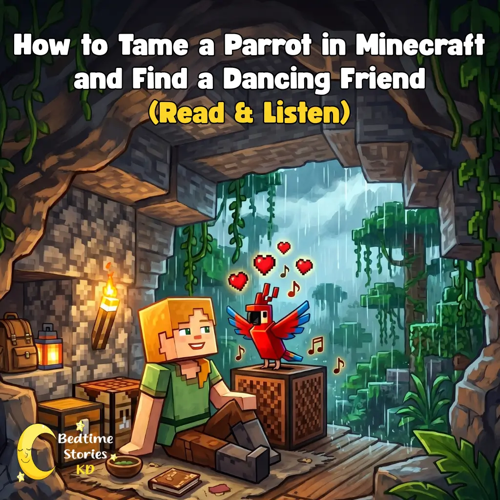 How to tame a parrot in Minecraft Story
