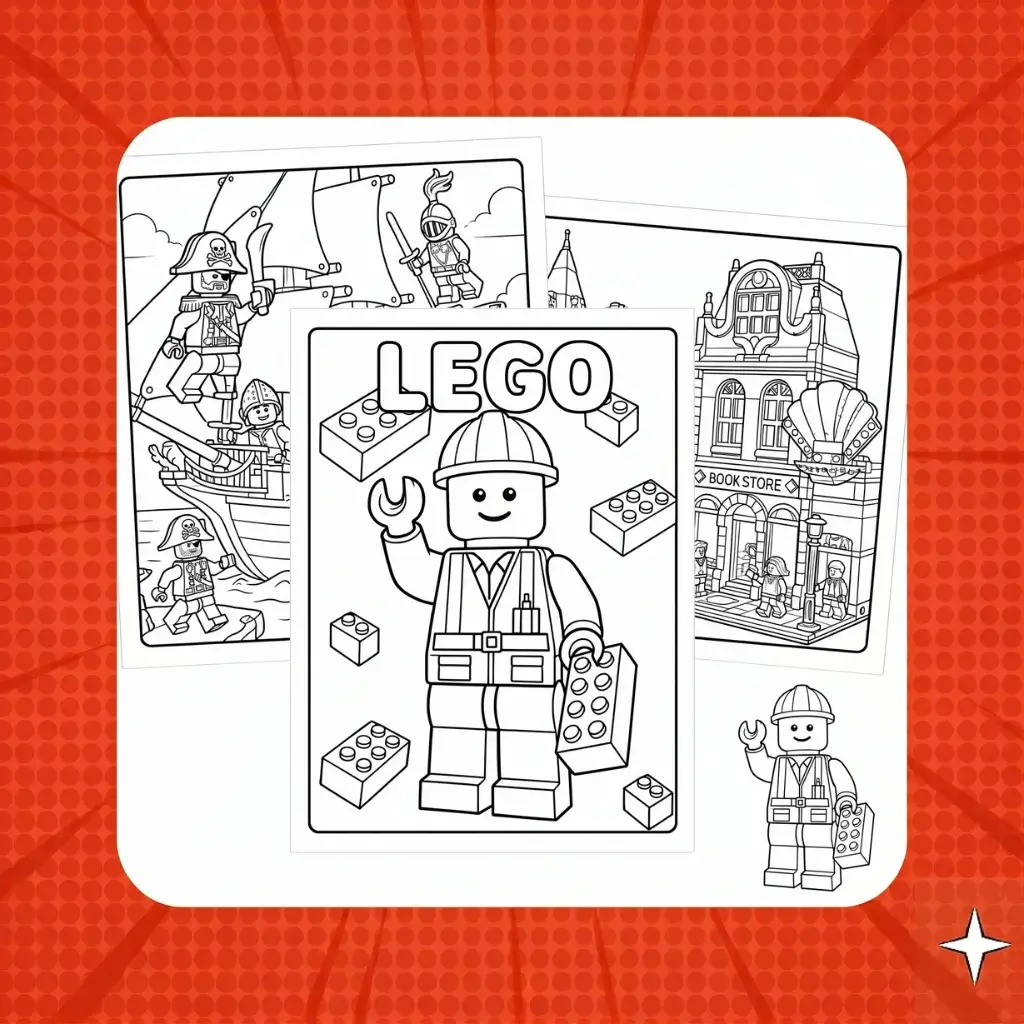 Lego Coloring Pages