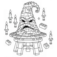 The Sorting Hat Coloring Page