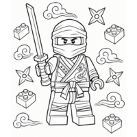 lego ninjago coloring page