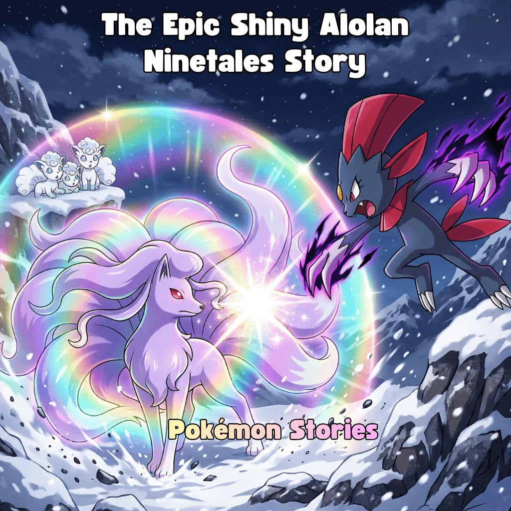 shiny alolan ninetales pokemon stories