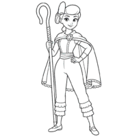 Bo Peep Coloring Page Toy Story