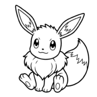 Eevee Coloring Page Free Pokémon Printables