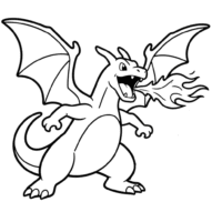 Epic Charizard Coloring Page Pokemon Printables