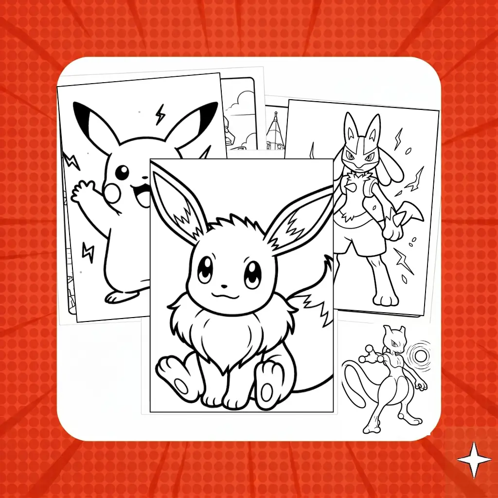 Pokémon coloring pages​