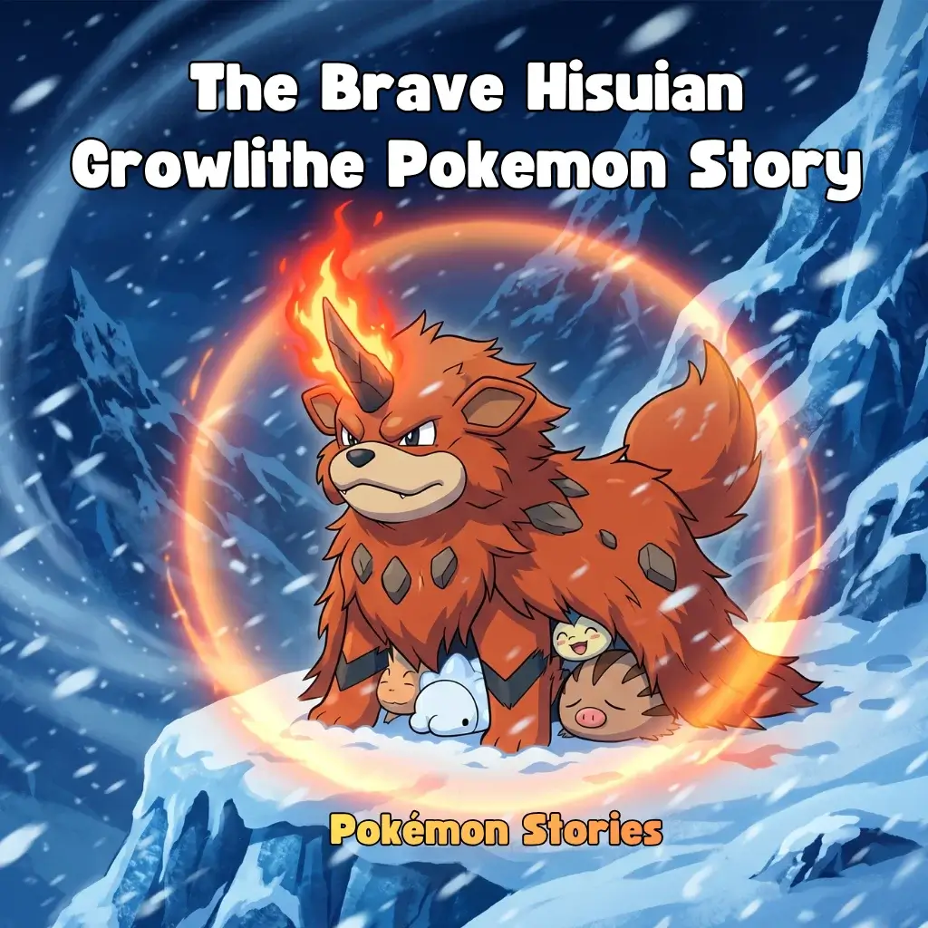 The Brave Hisuian Growlithe Pokemon Story