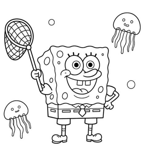 spongebob squarepants coloring pages