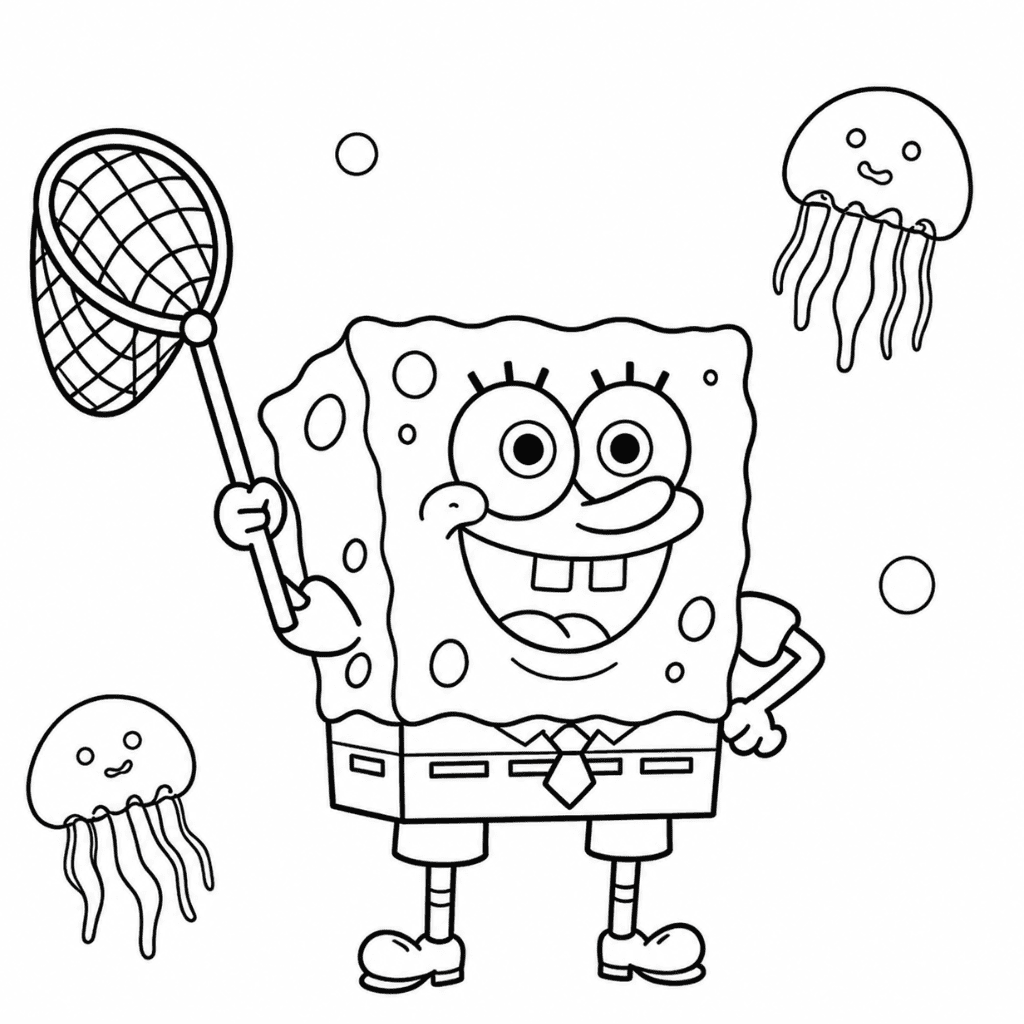spongebob squarepants coloring pages