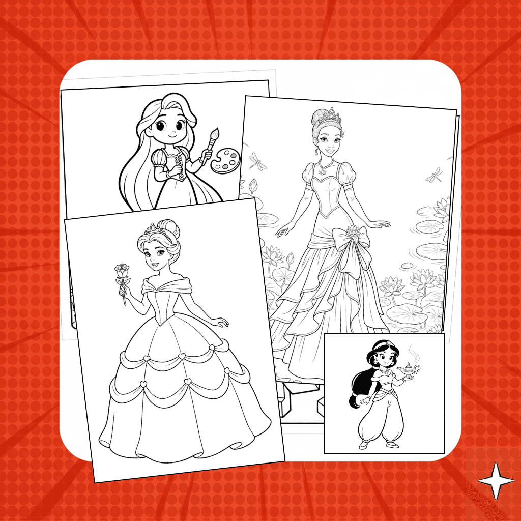 Princess Coloring Pages​ Disney