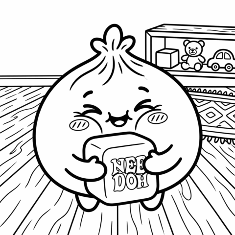 Nee Doh And Dumplings Coloring Page